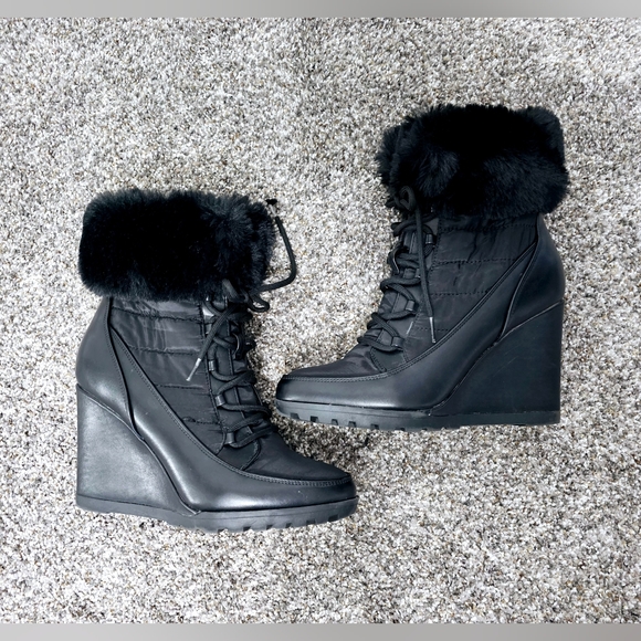 SHOE DAZZLE JERUSHA WEDGE WINTER BOOTS - Picture 5 of 15